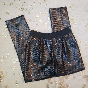 NWT Whitney Eve S Late Night Sequin Track Pant